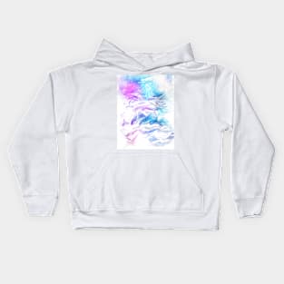 Sirens And Dolphins In Agate Kids Hoodie